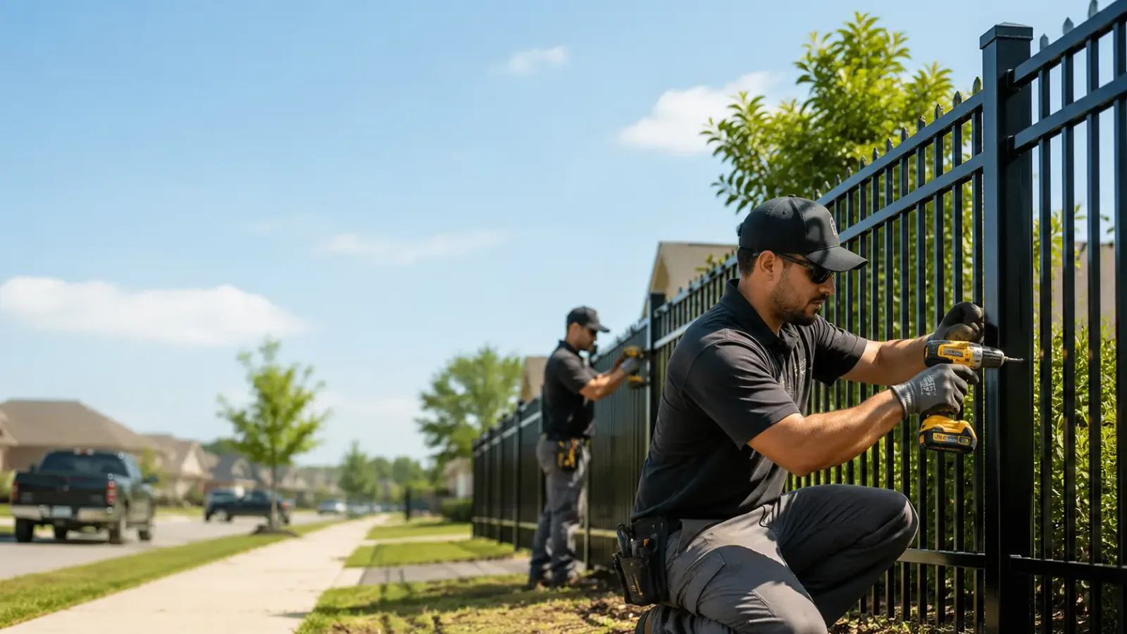 Metal Fence Installation in Drakesville, IA